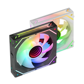 Ventilador mars gaming mflinkfinity 120mm argb negro